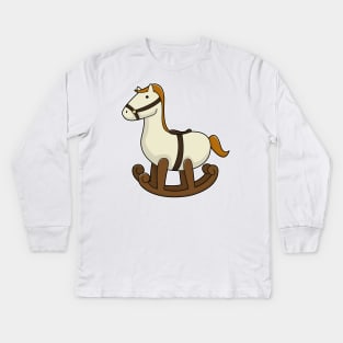 Rocking horse Toy Kids Long Sleeve T-Shirt